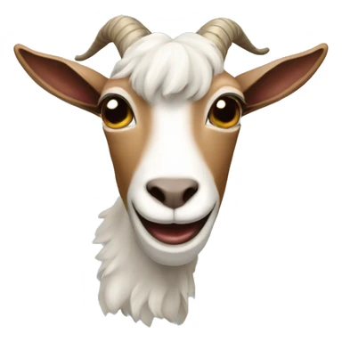 A strawen goat sticker