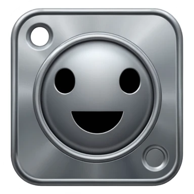 piece of steel sticker