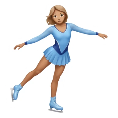Victoruam ice skater sticker