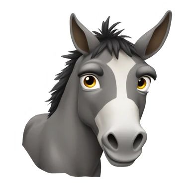 bad ass donkey sticker