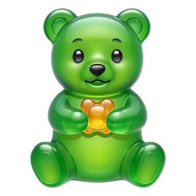 Gummy Bear Green sticker