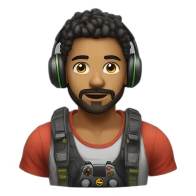 gamer person more realistic by redset  sticker