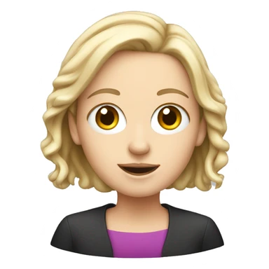 white girl speaker sticker