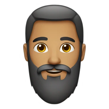 arabe avec une grosse barbe sticker