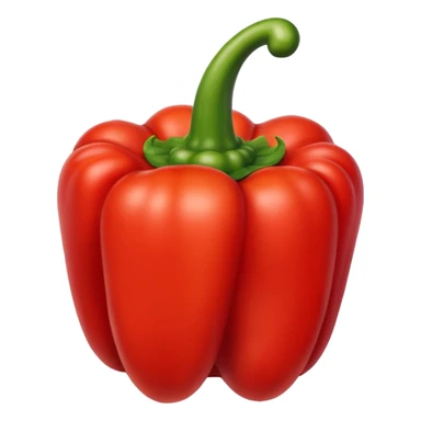 red bell pepper sticker