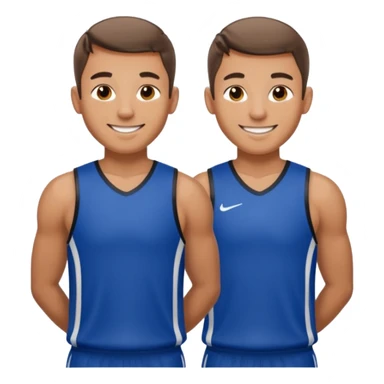 Jock man smiling sticker