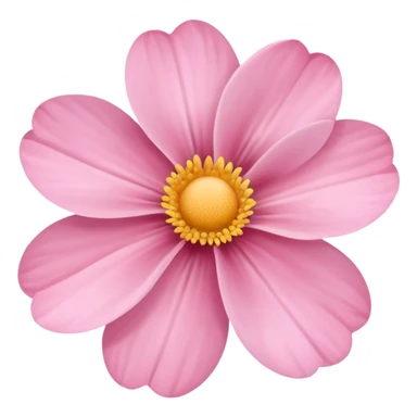 Baby pink flower sticker
