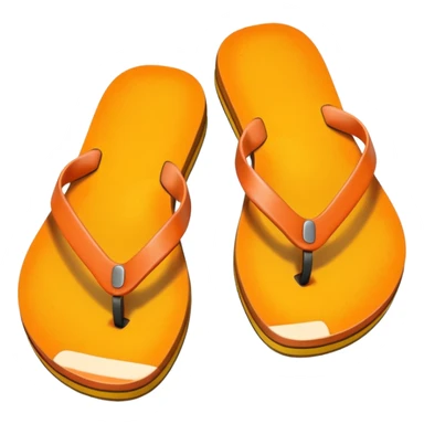 A mango flip-flop sticker