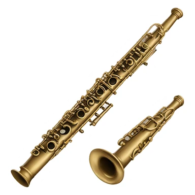 Baroque oboe sticker