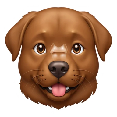 Please make a brown lab one sticker