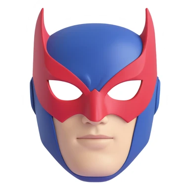 Super hero mask sticker