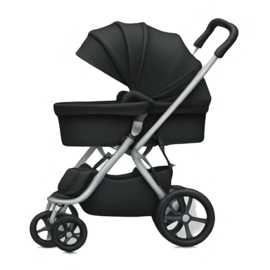 Black strollers  sticker