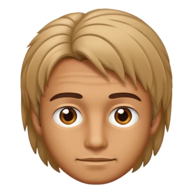 Comb over tan sticker