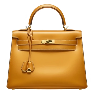 hermes kelly gold color bag sticker