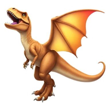 Flying trex  sticker