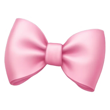 Baby pink bow sticker