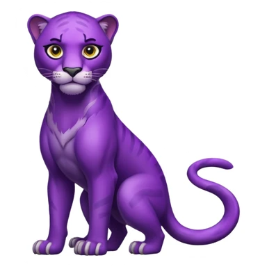 Purple Panther sticker