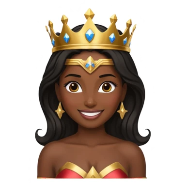 black wonder woman sticker
