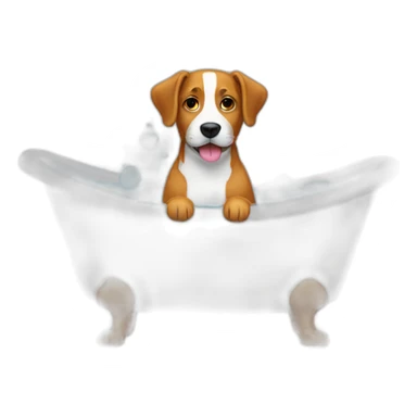 dog bath sticker