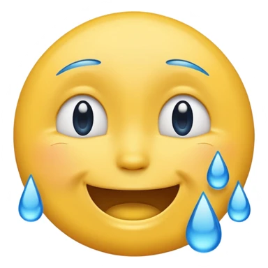 Gülümseyen suratın arkasında hafifçe gözüken ağlayan yüz sticker