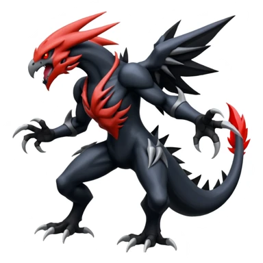 Darkrai-Zekrom-Yveltal-fusion-Fakémon-Pokémon-creature  sticker