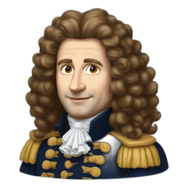 macron-as-louis-xiv sticker