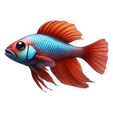 beta fish sticker