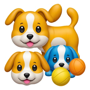 juguetes para  perro sticker