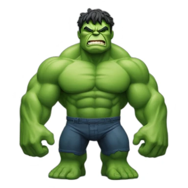 hulk figurine sticker