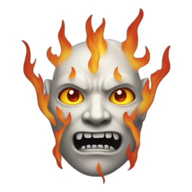Fire spirit sticker