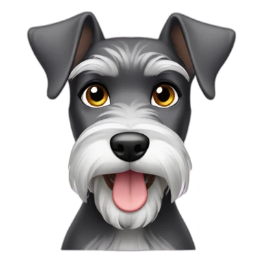 Schnauzer hembra sticker