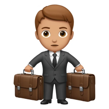 Spy with briefcase sticker