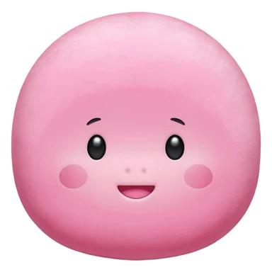 Pink mochi sticker