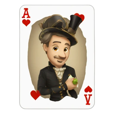 jack playing card sticker