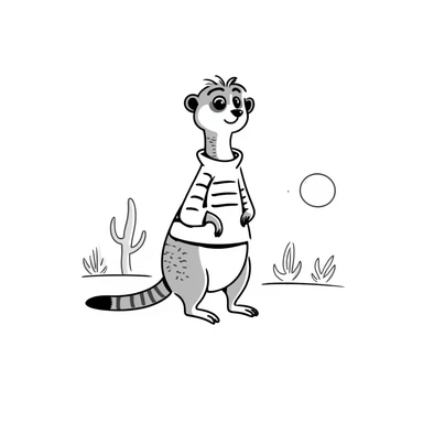 Meerkat sticker