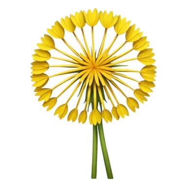 Dandelion flower emoji for bio sticker