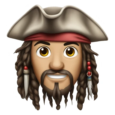 Captain jack sparrow  sticker
