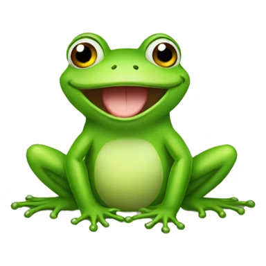 Happy  frog  sticker