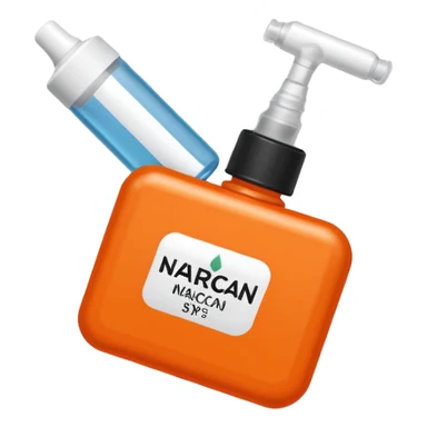 narcan nasal spray sticker