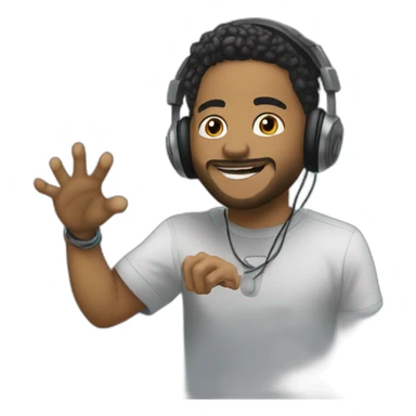 Controlador  dj gif sticker