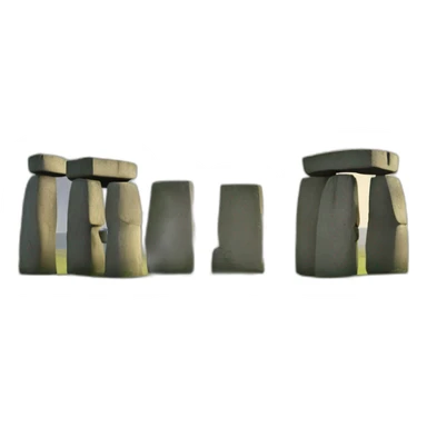 Smiling stonehenge sticker