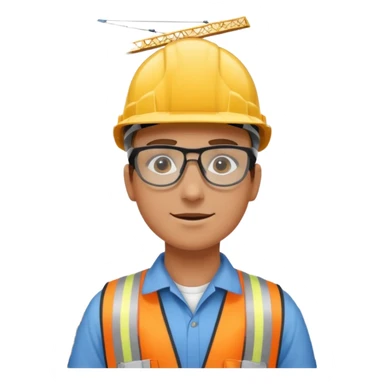 working at height on a building sticker