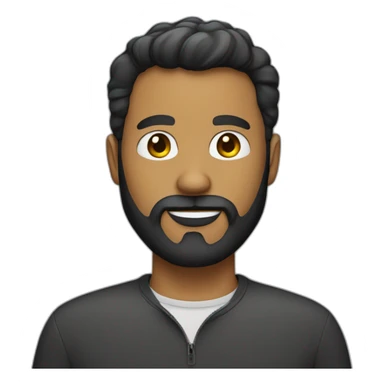 IT guy with a trimmed beard sticker