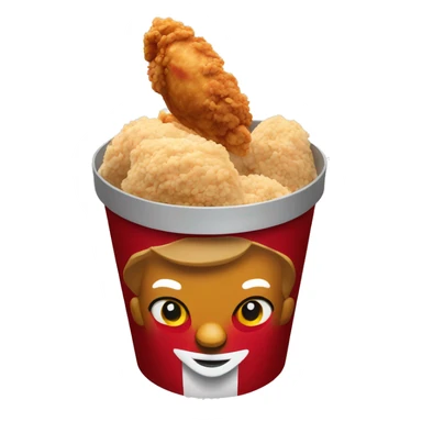 KFC chicken bucket  sticker