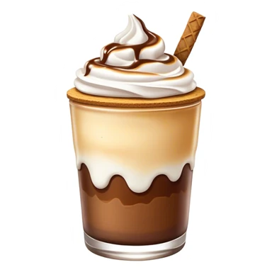 toasted s'mores and chocolate milkshake  sticker