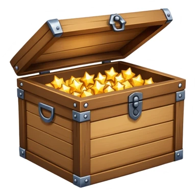 open box with sparkles inside sticker