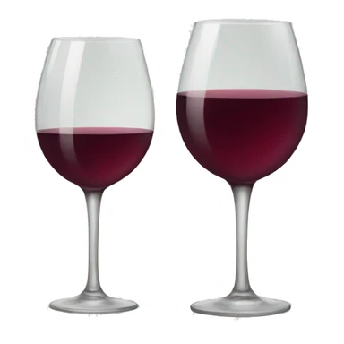 A glass of wine sticker