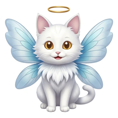 cat fairy sticker