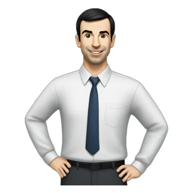 Nathan fielder top business man sticker