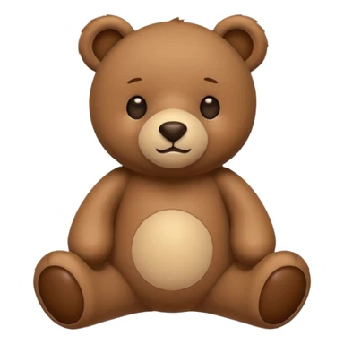 Bear toy brown aesthetic  sticker
